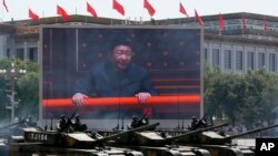 习近平在纪念抗战胜利70周年大阅兵上