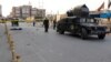 Arhova - Vojno vozilo iračkih bezbednosnih snaga na mestu samoubilačkog napada u Kirkuku, Irak, 5. novembra 2017.