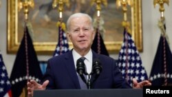 Predsednik Džo Bajden se obraća građanima povodom bankarske krize, 13. marta 2023. 