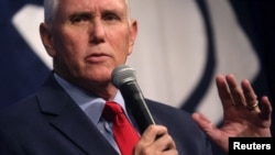 El expresidente de EEUU, Mike Pence, durante un evento en Washington, el 19 de octubre de 2022.