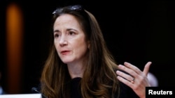 Direktor Nacionalne obavještajne službe Avril Haines svjedoči na saslušanju u obavještajnom odboru Senata o svjetskim prijetnjama američkoj sigurnosti, na Capitol Hillu u Washingtonu, 11. marta 2024.