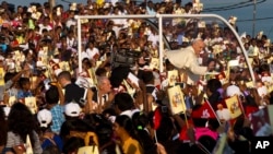 កម្រង​រូបភាព៖ សម្តេច​ប៉ាប Francis ​ជំរុញ​ឲ្យ​មាន​យុត្តិធម៌​និង​ឯកភាពនៅ​ស្រីលង្កា