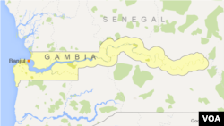 Gambia map
