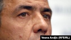 Oliver Ivanović, politički predstavnik Srba sa Kosova, ubijen u atentatu 16. januara 2018. (Foto RFE/RL)