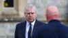 FILE - Britain's Prince Andrew attends the Sunday service at the Royal Chapel of All Saints at Royal Lodge, Windsor, in England, April 11, 2021. 