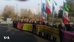 تجمع اعتراضی بازنشستگان مخابرات در تبریز
