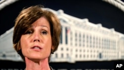 Aliyekuwa Kaimu Mwanasheria Mkuu wa Marekani, Sally Yates. 