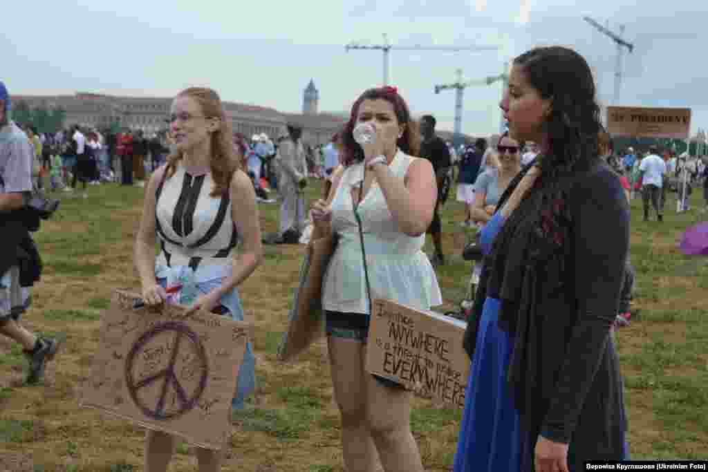 Вашингтонські мітингувальники. ФОТО