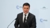 Ukrainian President Volodymyr Zelenskiy addresses participants of the Munich Security Conference in Munich, Germany, Feb. 19, 2022.