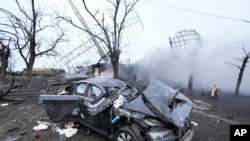 Wani yanki da aka kai hari a Ukraine