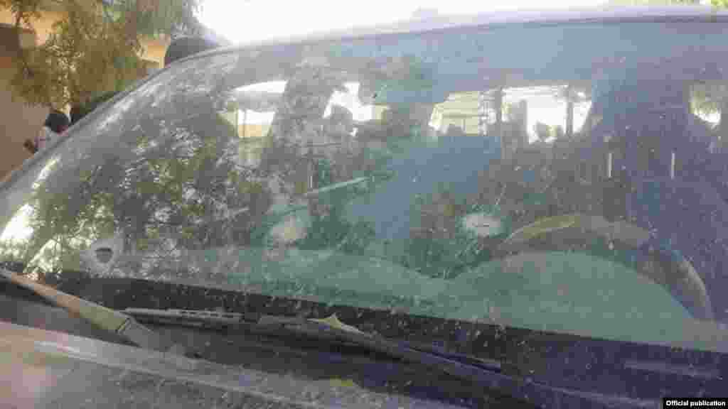 Mota Kirar Hilux Da Sojojin Najeriya Suka Kwace Daga Hannun 'Yan Kungiyar Boko Haran Yau Da Safe A Jahar Borno &nbsp;