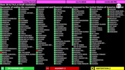 ONU apoya resolución contra embargo a Cuba