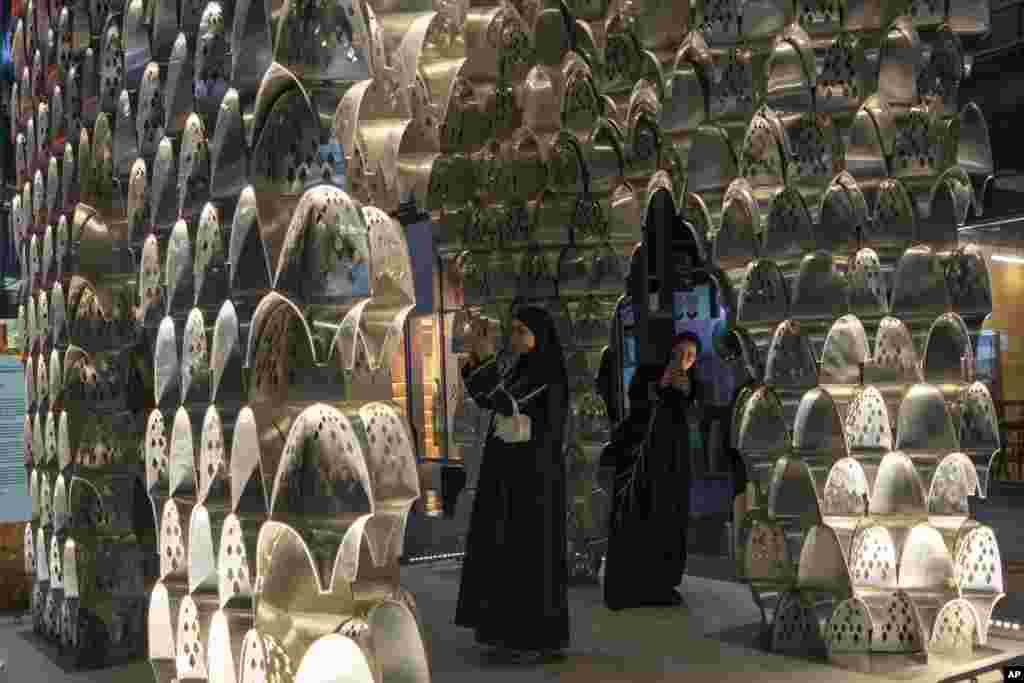 یک اثر هنری که توسط یک معمار از عربستان سعودی در دبی ساخته شده است&nbsp;