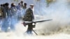 Militiamen loyal to Ahmad Massoud, son of the late Ahmad Shah Massoud, take part in a training exercise, in Panjshir province, northeastern Afghanistan, Monday, Aug. 30, 2021. The Panjshir Valley is the last region not under Taliban control…