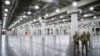 Miembros de la Guardia Nacional de EE.UU. en el Jacob Javits Center, en la ciudad de Nueva York, el 23 de marzo de 2020.