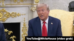 2025年9月3日，特朗普总统在白宫与波兰总统举行的双边会晤上。