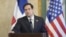 FILE - U.S. Secretary of State Marco Rubio gives a joint news conference at the National Palace in Santo Domingo, Dominican Republic, Feb. 6, 2025. 