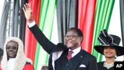 Lazarus Chakwera à Lilongwe au Malawi le 28 juin 2020.