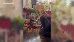 حضور لیلا مهدوی، بدون حجاب اجباری در دومین سالگرد کشته‌شدن فرزندش سیاوش محمودی