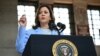 ARCHIVO - La vicepresidenta estadounidense Kamala Harris habla durante un mitin de campaña del presidente estadounidense Joe Biden en Filadelfia, Pensilvania, el 29 de mayo de 2024.