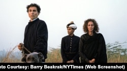 مالچا محل کے تین حقیقی کردار پرنس سارس، پرنسبس سکینہ اور نیپالی ملازم، فائل فوٹو