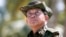FILE - Myanmar's military commander in chief, Senior General Min Aung Hlaing, attends a military exercise at Ayeyarwady delta region in Myanmar, Feb. 3, 2018.