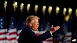 Rais Trump akikubali uteuzi wa chama chake kuwania muhula mwingine madarakani, Agosti 27,2020