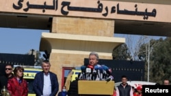 آنتونیو گوترش، دبیرکل سازمان ملل متحد روز شنبه، ۴ فروردین، از گذرگاه رفح بازدید کرد.