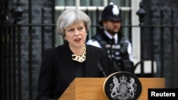 Britaniya rahbari Tereza Mey, London, 4-iyun, 2017