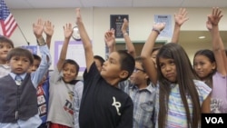 Navajo class at Indian Wells Elementary School.