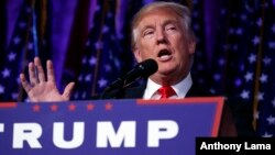 ተመራጩ ፕሬዚዳንት ዶናልድ ትራምፕ