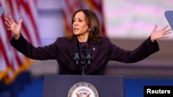 Democratic presidential nominee U.S. Vice President Kamala Harris delivers speech conceding 2024 U.S. Presidential Election to President-elect Trump at Howard University in Washington