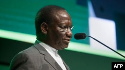 Le Premier ministre Sylvestre Ilunga de la RDC au Cap, RSA, 3 février 2020. (Photo by RODGER BOSCH / AFP)