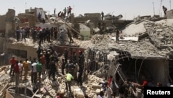 Wurin da wani jirgin yaki ya jefa bam cikin kuskure