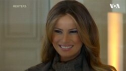 Меланія Трамп прибула на обід до Бріджит Макрон. Відео