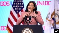 Makamu wa rais wa Marekani Kamala Harris kwenye picha ya maktaba. Julai 24, 2023.