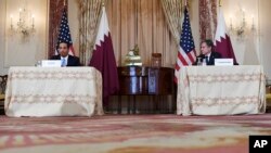 وزیران خارجهٔ ایالات متحده و قطر به تاریخ ۱۲ نومبر ۲۰۲۱ نیز در ساختمان وزارت خارجهٔ امریکا با هم ملاقات کردند