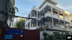 FILE - This photo shows an immigration detention center where Uyghur detainees are held in Bangkok, Jan. 11, 2025. The detainees say they are facing deportation back to China, where they fear persecution.