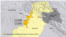 North and South Waziristan, part of the Federally Administered Trial Area (FATA)