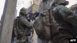 ภาพจากกองทัพอิสราเอล แสดงให้เห็นทหารอิสราเอลกำลังปฏิบัติการในกาซ่า เมื่อวันที่ 22 ม.ค. 2024 (AFP)