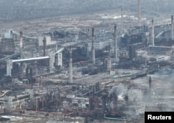 Snimak iz drona koksare u Avdejevki, nastao 20 februara.