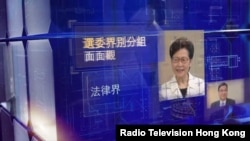 A still from the opening sequence of 'Get to Know the Election Committee Subsectors', a program on Radio Television Hong Kong