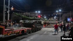 Povlačenje članova "agnera iz Rostova na Donu, 24. juni 2023. godine.
