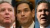 U.S. Special Envoy to the Middle East Steve Witkoff, left, in Washington, Feb. 3, 2025; U.S. Senator Marco Rubio, middle, in Washington, Jan. 15, 2025; and U.S. National Security Advisor Mike Waltz in Washington, Feb. 4, 2025. 