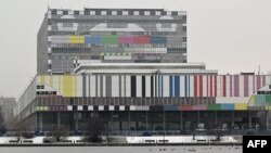 Здание штаб-квартиры Первого канала российского ТВ. 27 ноября 2024.