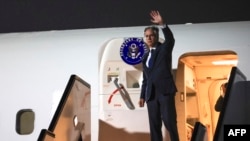 Американскиот државен секретар пред неговото заминување од Доха на 20 август 2024 година