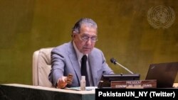  اقوامِ متحدہ میں پاکستان کے مستقل مندوب منیر اکرم نے جمعرات کو اقوامِ متحدہ میں خطاب کیا تھا۔ 