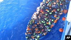 ስደተኞችና ፍልሰተኞች በሜዲትራንያን