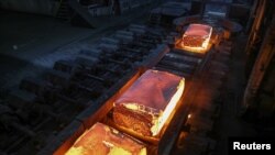 Proizvodnja čelika u Željezari i čeličani Zaporizhstal u Zaporizhzhiu