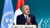 El presidente de Brasil, Luiz Inácio Lula da Silva, habla en la conferencia climática COP28 de la ONU en Dubái, el 1 de diciembre de 2023.